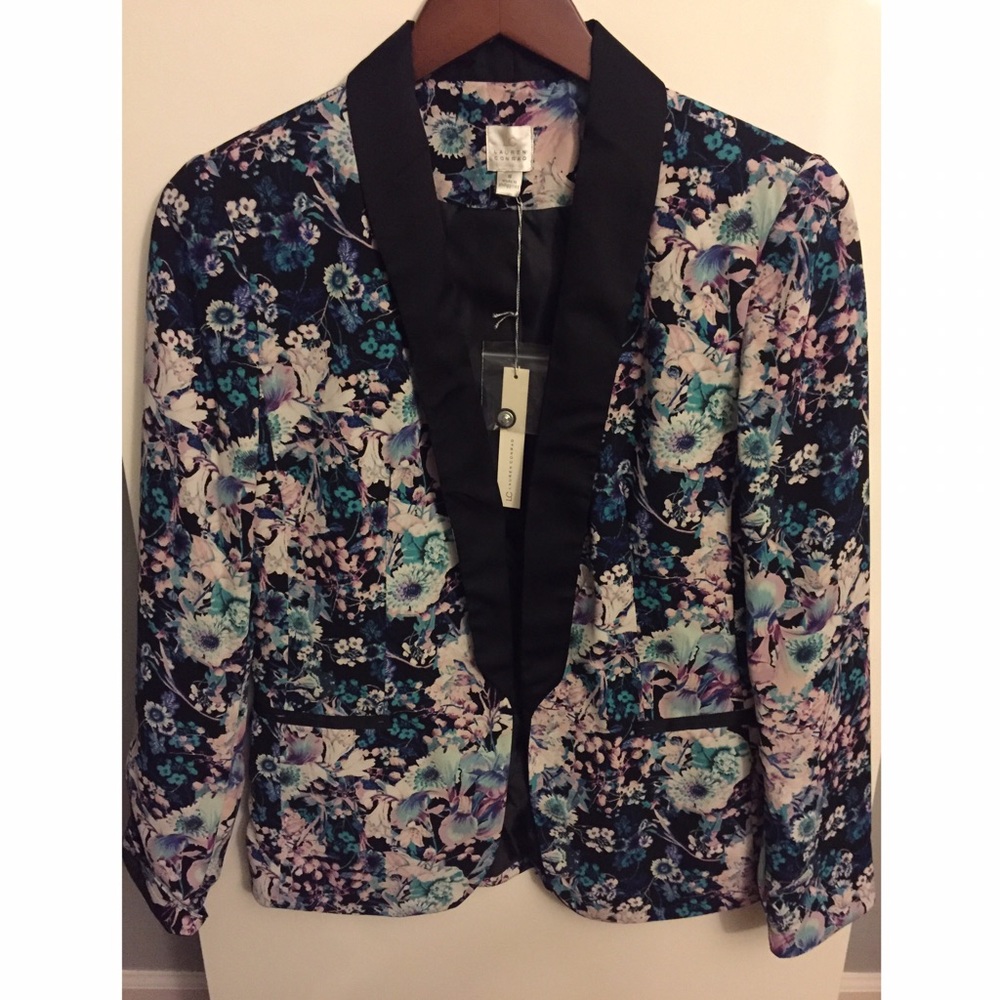 Floral blazer