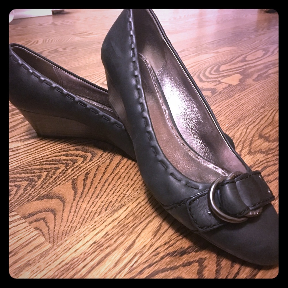 Coach "Millie" black wedge