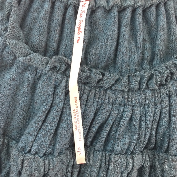 Turquoise Free People Tunic - Picture 4 of 6