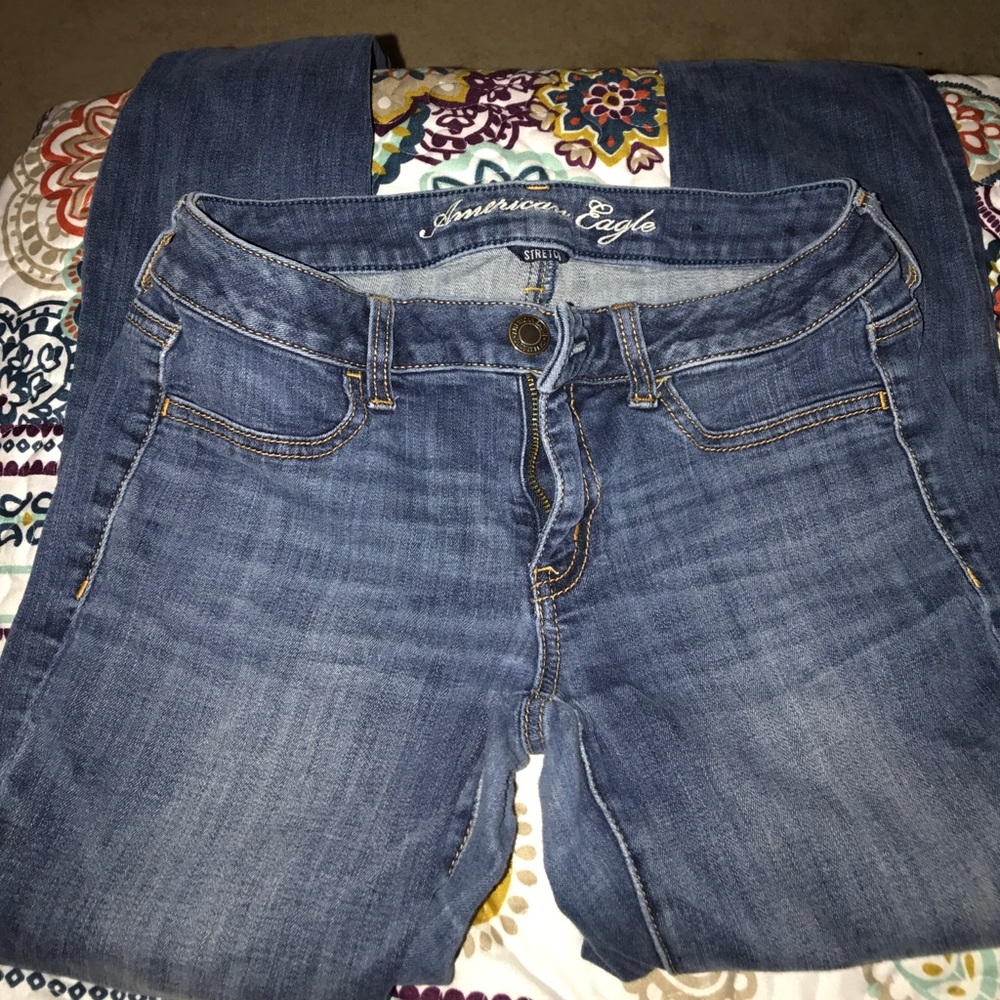 american eagle stretch jeans