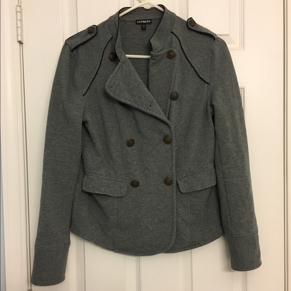 EXPRESS Military Jersey Jacket