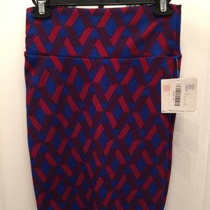 LuLaRoe cassie women's pencil skirt size xs
