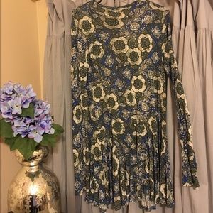 Free People Semi-Pleated Floral Dress *NEW*