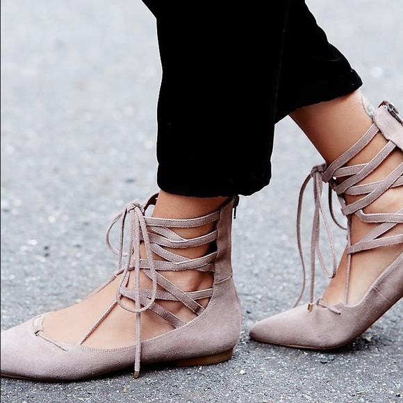Free People Shoes - Free People Jeffrey Campbell Shay Lace Up Flat