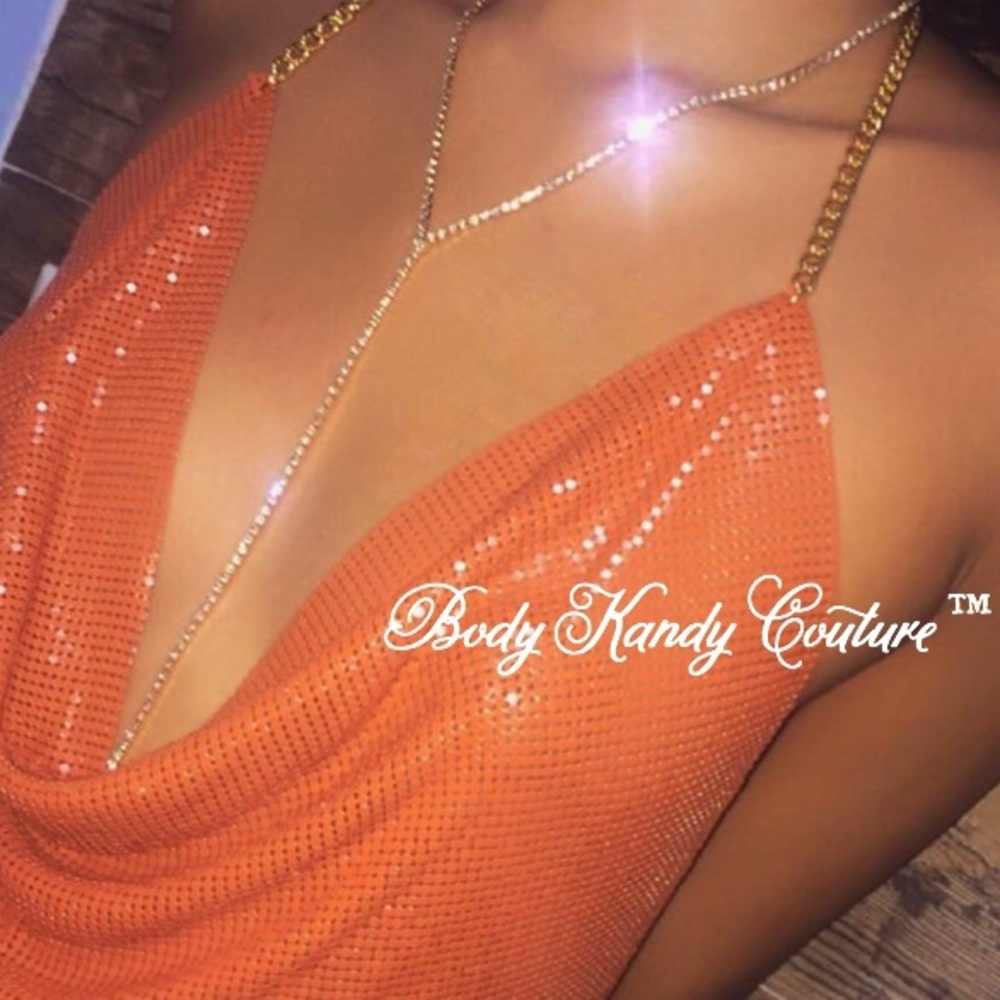 Diamond Drop Chain Choker