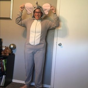Elephant hoodies onesie pajamas