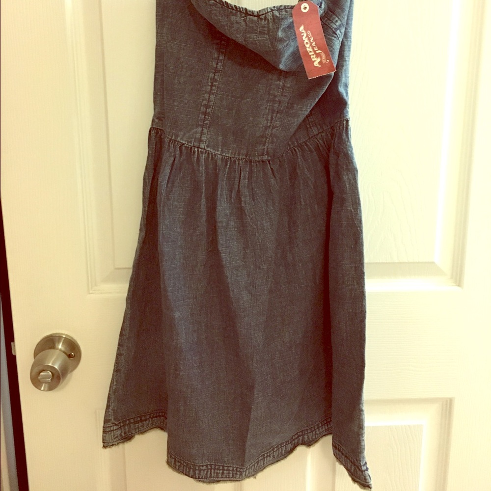 Arizona Strapless Denim Dress