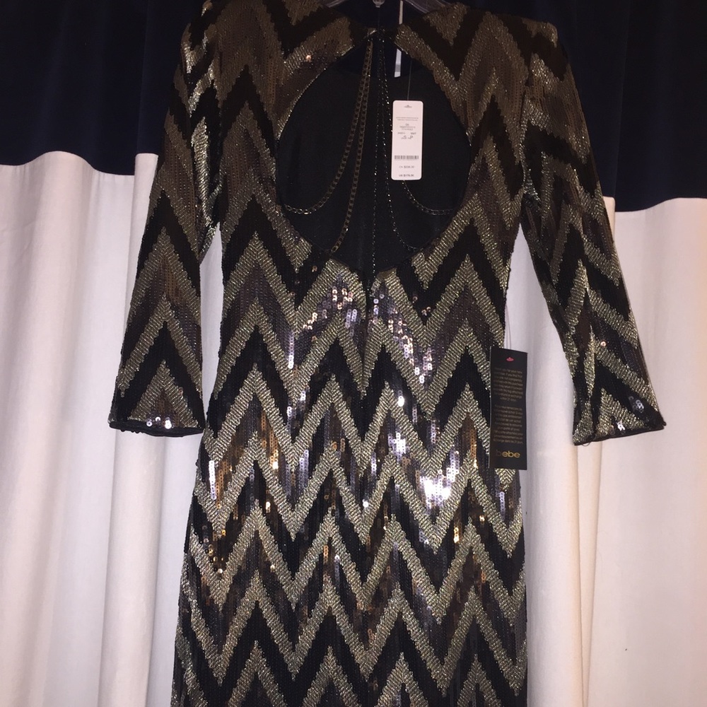 BEBE sequin dress - Picture 4 of 7
