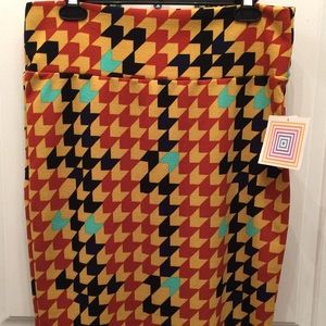 LuLaRoe cassie pencil skirt women's size xl