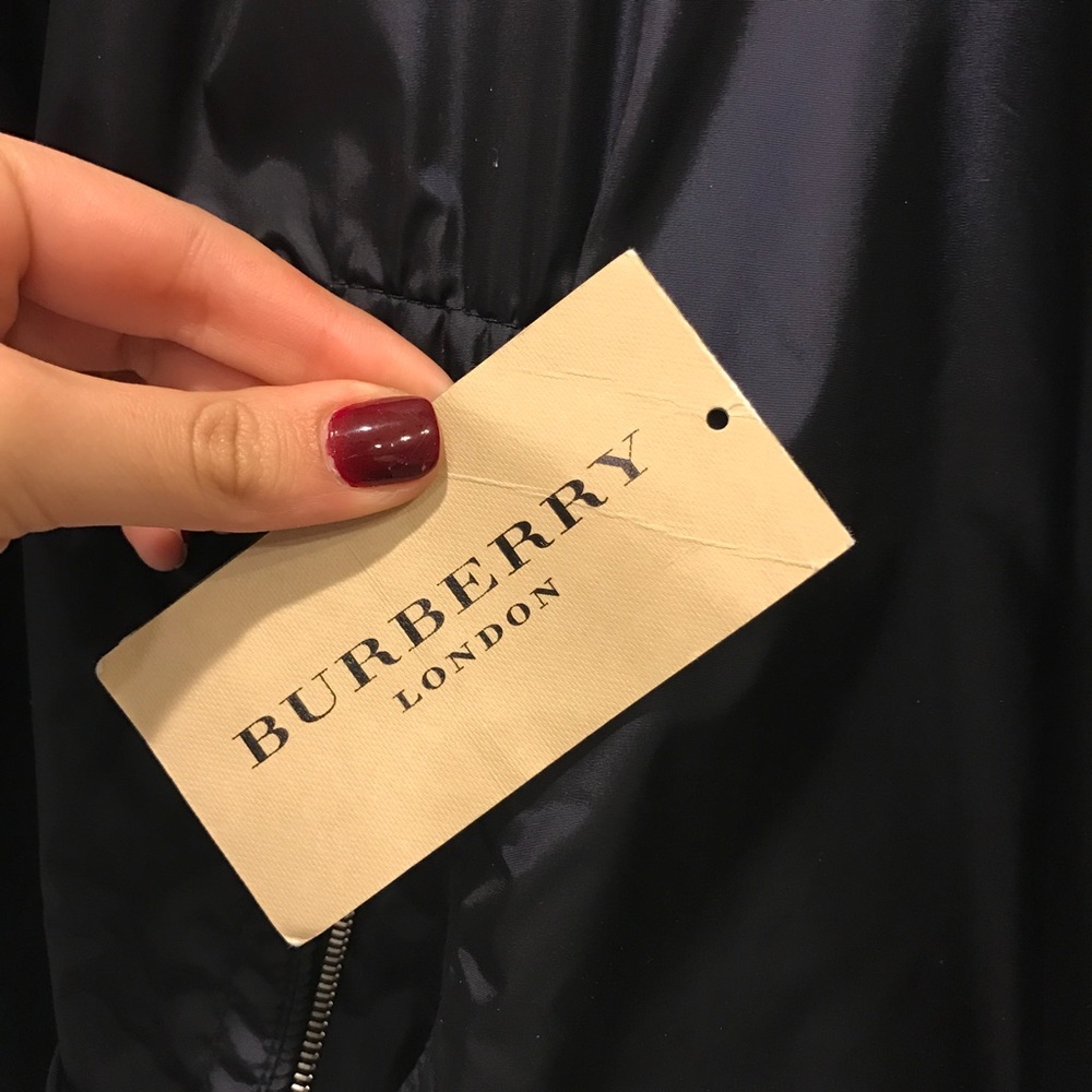 Men's Burberry
Ramshaw Leather Bomber Jacket Navy - Picture 3 of 6