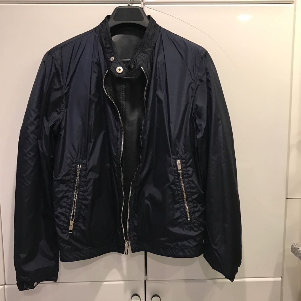 Men's Burberry
Ramshaw Leather Bomber Jacket Navy - Picture 6 of 6
