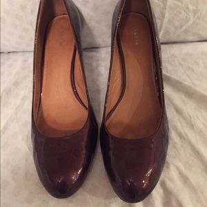Coach patent leather heels