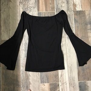Lulus off shoulder bell sleeve top