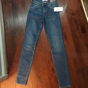 Zara high waist skinny jeans