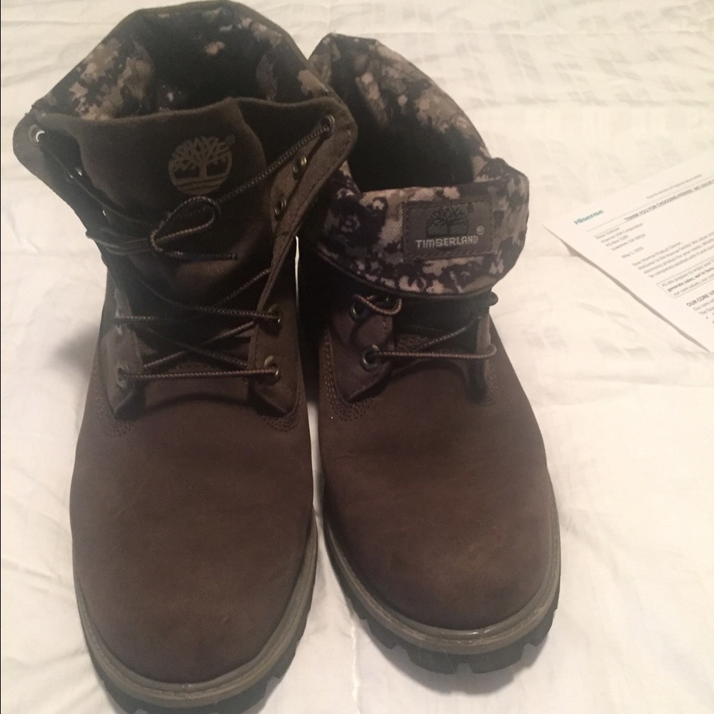 Camo timberlands