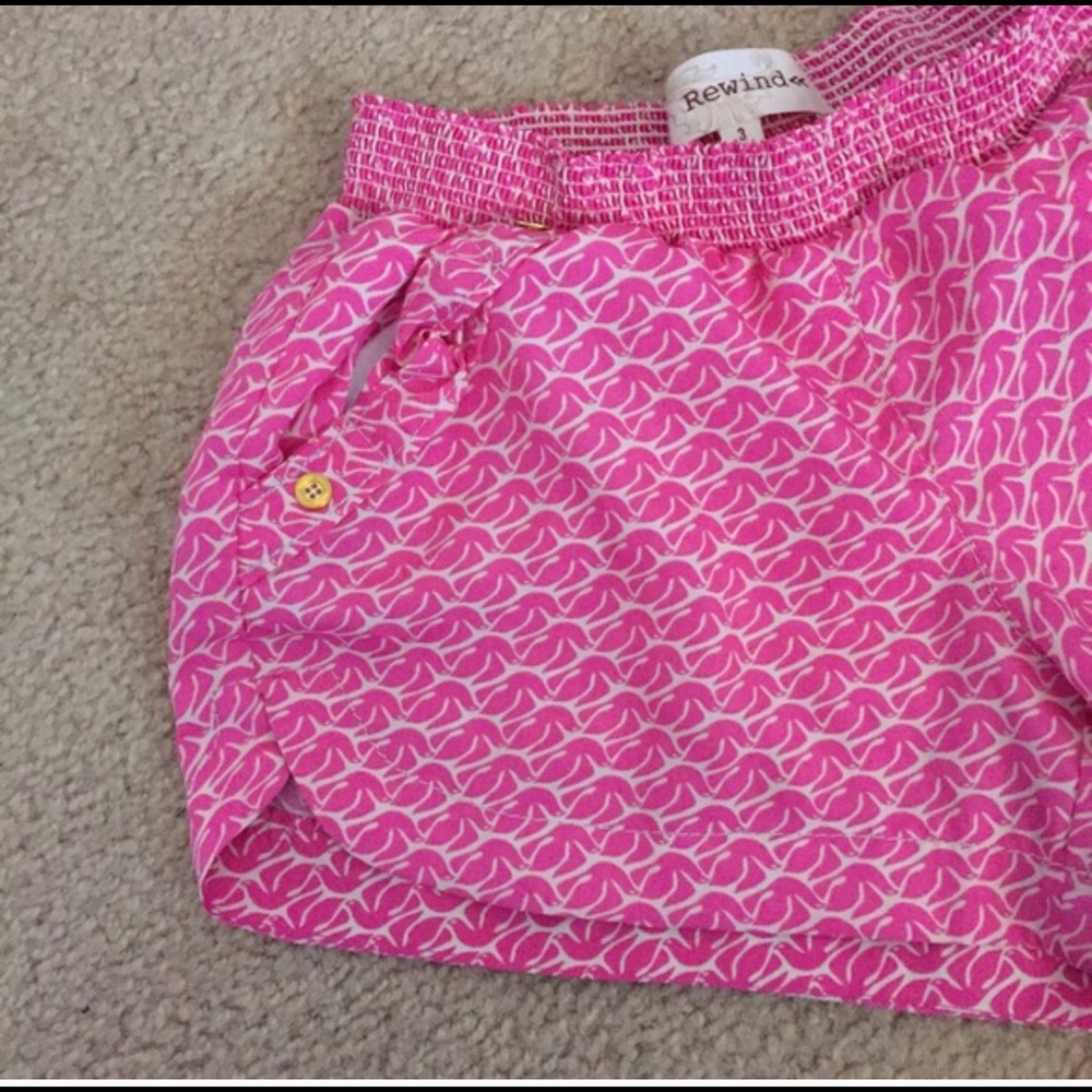 Pink shorts...