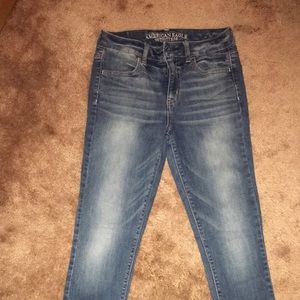 American eagle hi rise stretch jeggings