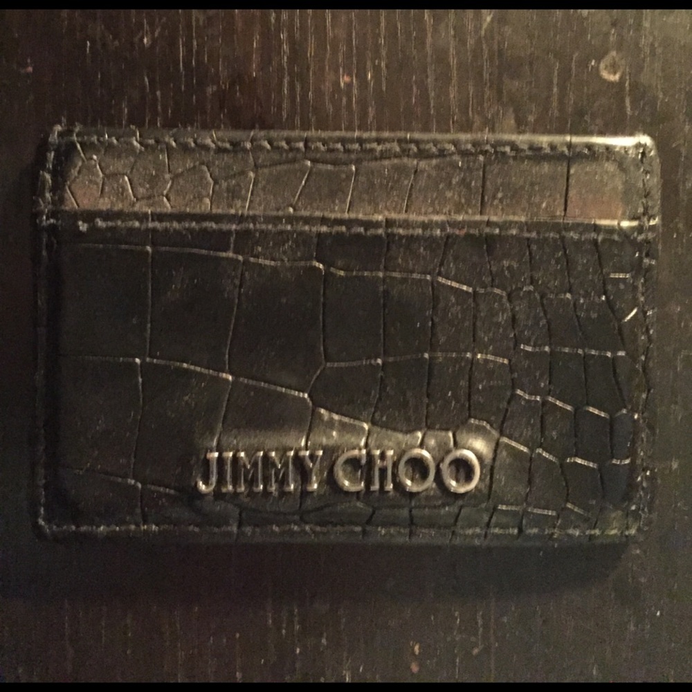 Jimmy Choo Leather Card Holder