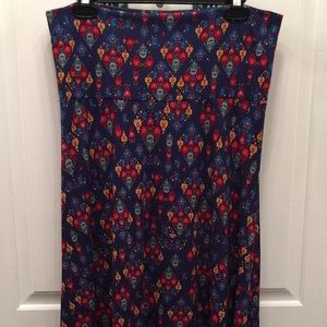 LuLaRoe maxi skirt women's size medium