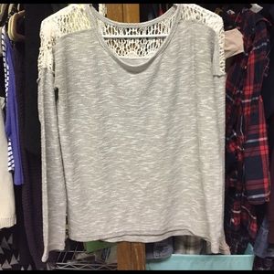 forever 21 lace sweater