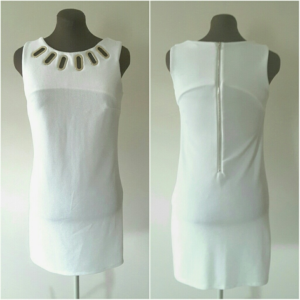 😎😎HANNI, DESIGNER, Mini White Dress😎😎