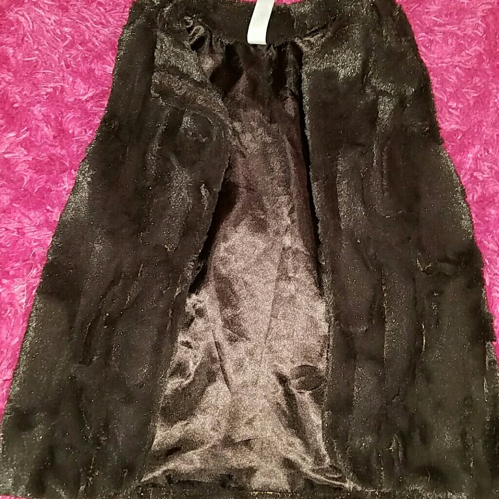 Faux fur vest