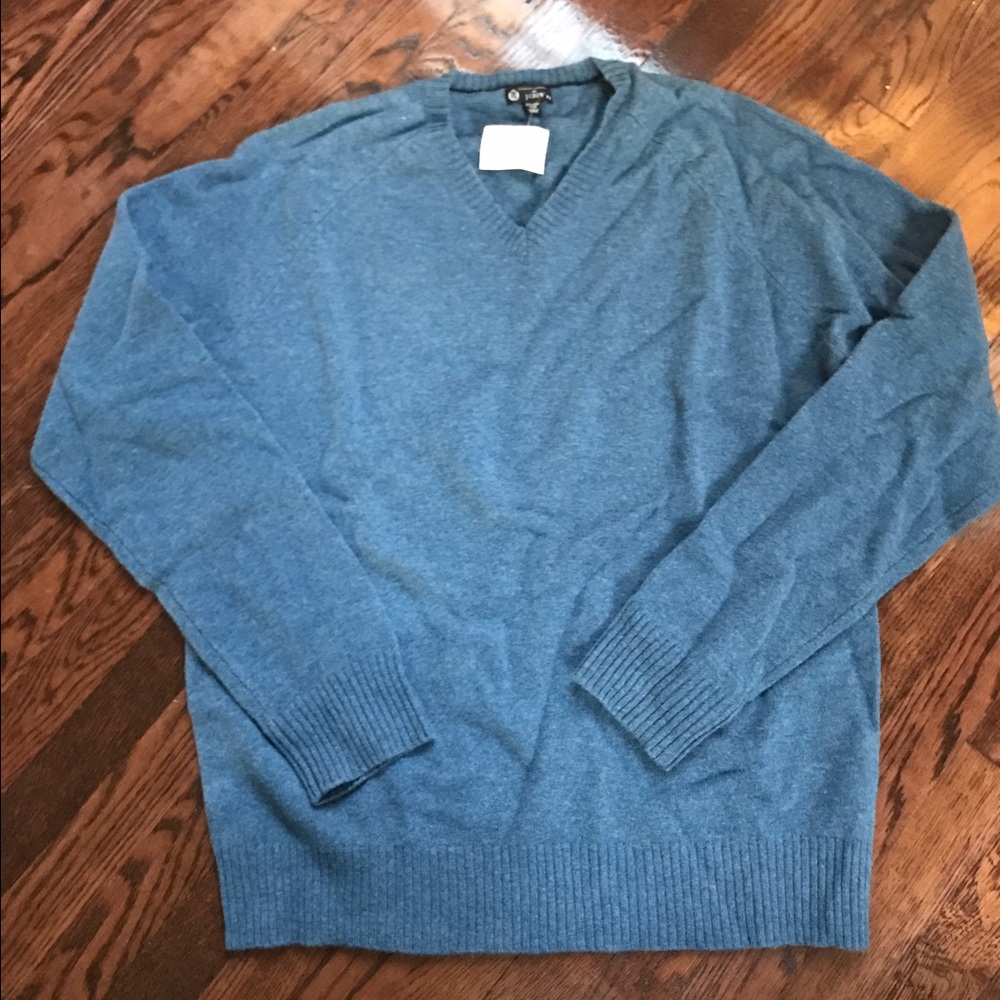 JCREW NWT Blue Wool Sweater XLTall
