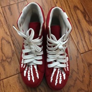 Jeffrey Campbell Skeleton Platform Sneakers