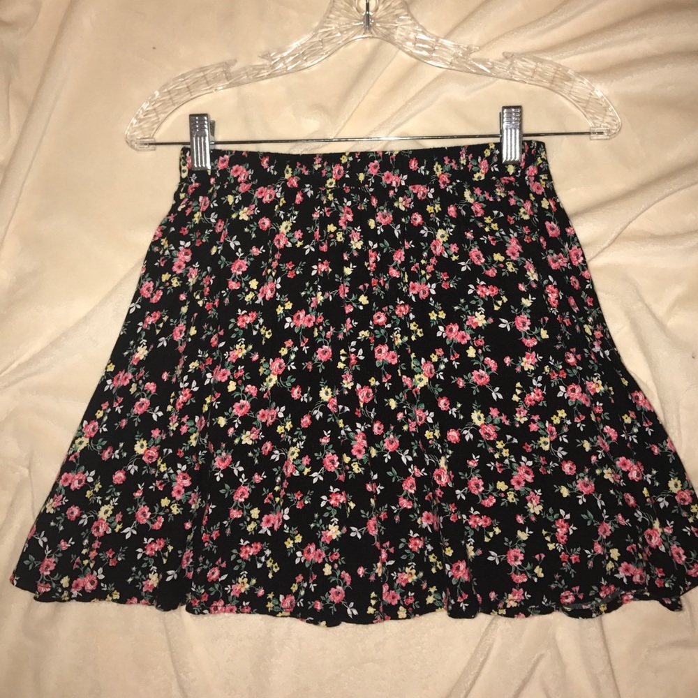 Lush floral skirt
