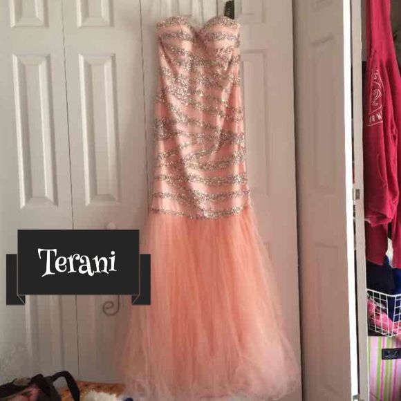 🌸Spring Sale🌸Terani Mermaid Prom Dress - Picture 1 of 4