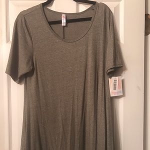 Gray Lularoe Perfect T.  Made in USA