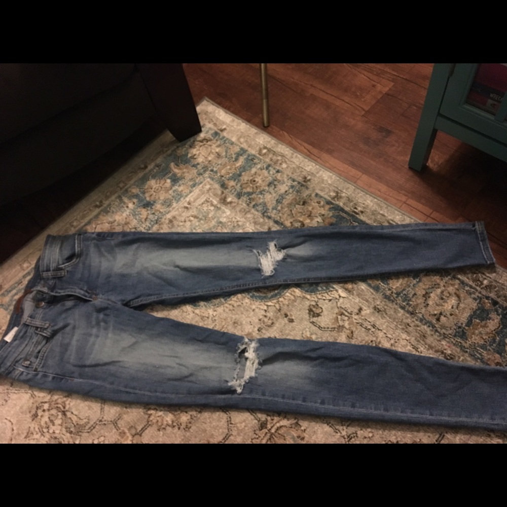 Joe's Jeans Size 27 Destroyed Knees Skinny Jeans