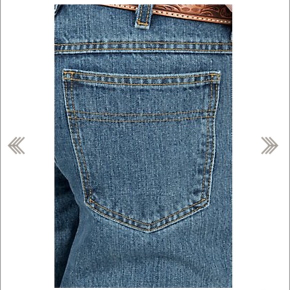 Cinch Green Label Stonewash Blue Relaxed Fit Jeans - Picture 4 of 8