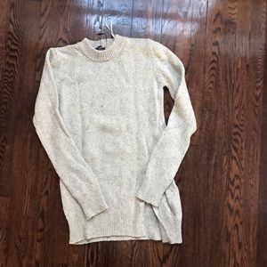 Zara knit sweater tunic. Oatmeal M NWOT