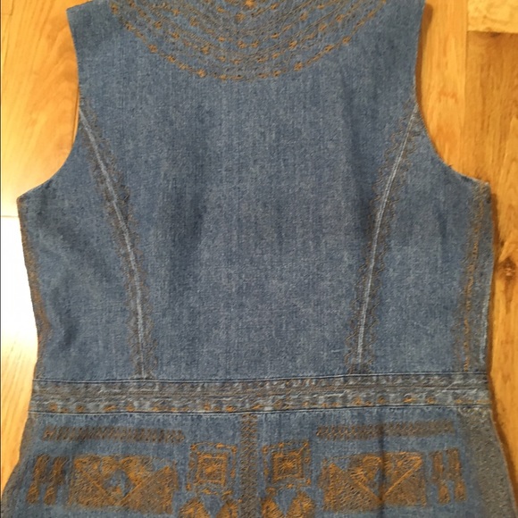 Coldwater Creek Denim Vest - Picture 2 of 5