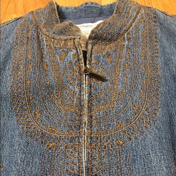 Coldwater Creek Denim Vest - Picture 4 of 5