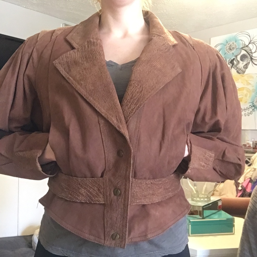 Vintage genuine leather jacket
