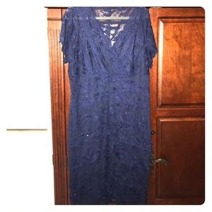 Marina cocktail/semi formal lace/beaded dress