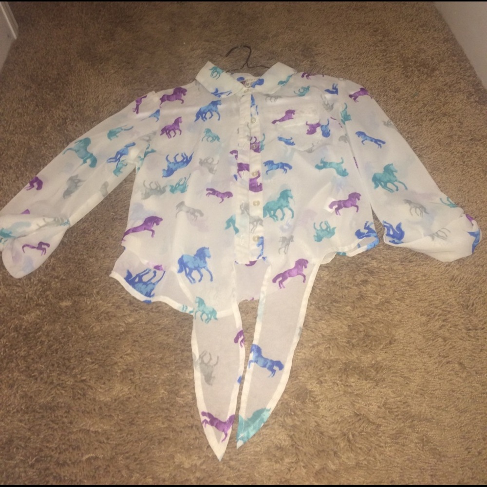 Cute horse blouse