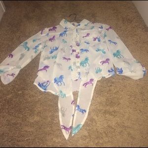 Cute horse blouse
