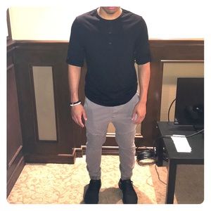 Black 3 quarter sleeve