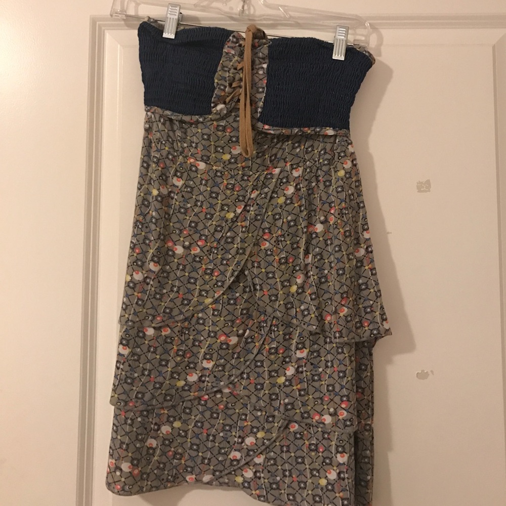 Strapless country dress
