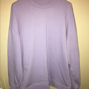 Purple sweatshirt