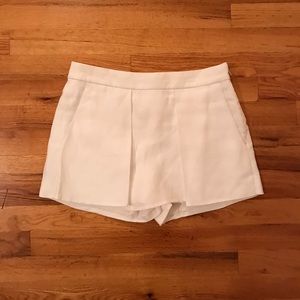 White Linen J. Crew Skort