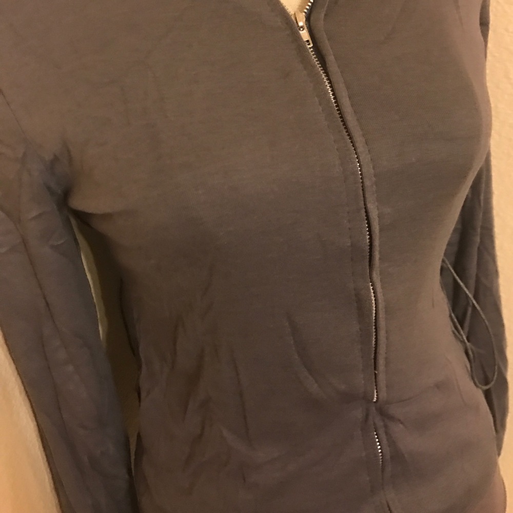 Hooded longsleeve lace up women's hoodie - Picture 4 of 5