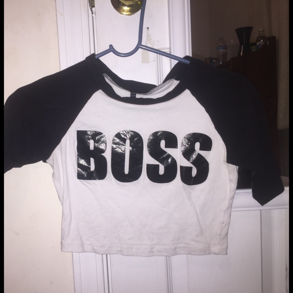 BOSS crop top
