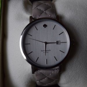 Kate Spade Metro Grand Quilted Leather Watch - NEW