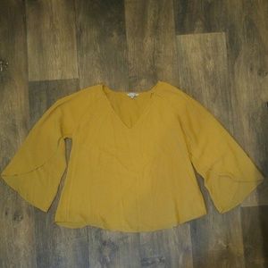 Boutique Mustard Colored Top
