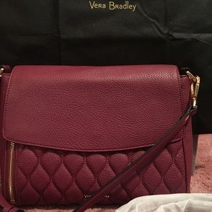 Vera Bradley Quilted Leather Convertible Bag
