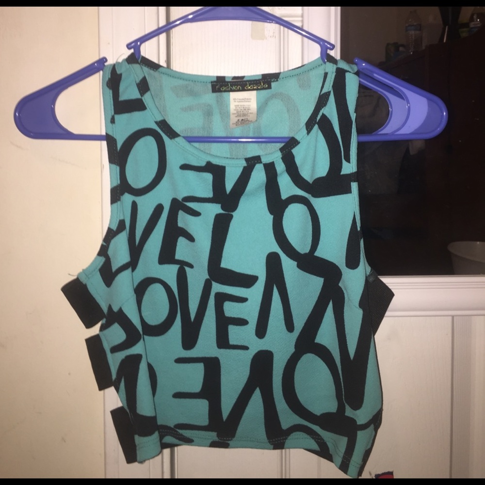 LOVE crop top